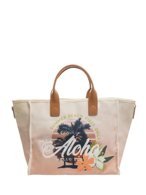 YNOT ALHOA Borsa da mare con tracolla natural - Borse Donna