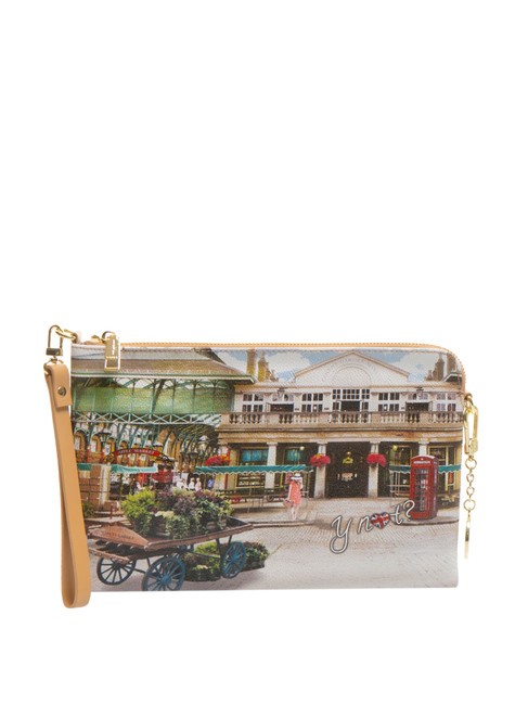 YNOT YESBAG Clutch con polsierina e tracolla london covent garden - Borse Donna