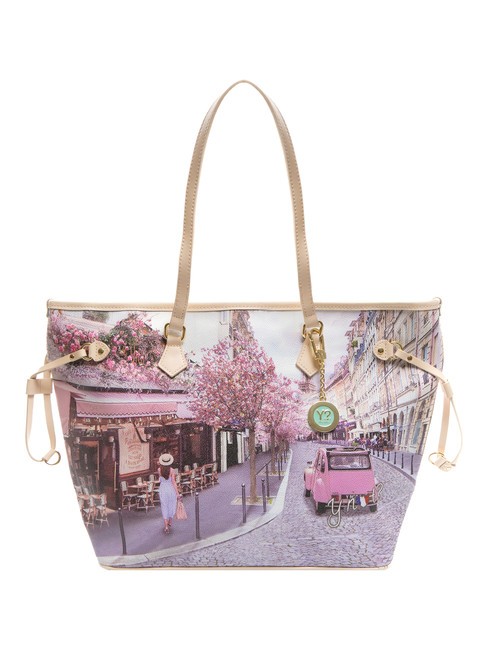 YNOT YESBAG Borsa shopping a spalla paris cafe - Borse Donna