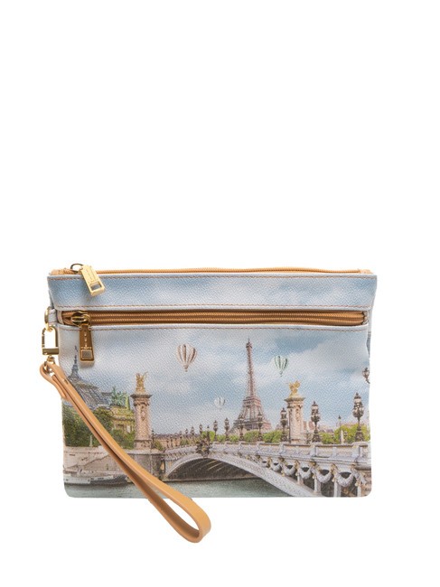 YNOT YESBAG Pochette a bustina con tasca paris bridge - Borse Donna