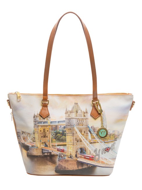 YNOT YESBAG Borsa shopping con tracolla london shard - Borse Donna