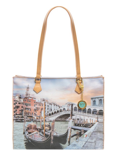 YNOT YESBAG Borsa shopping squadrata venezia - Borse Donna