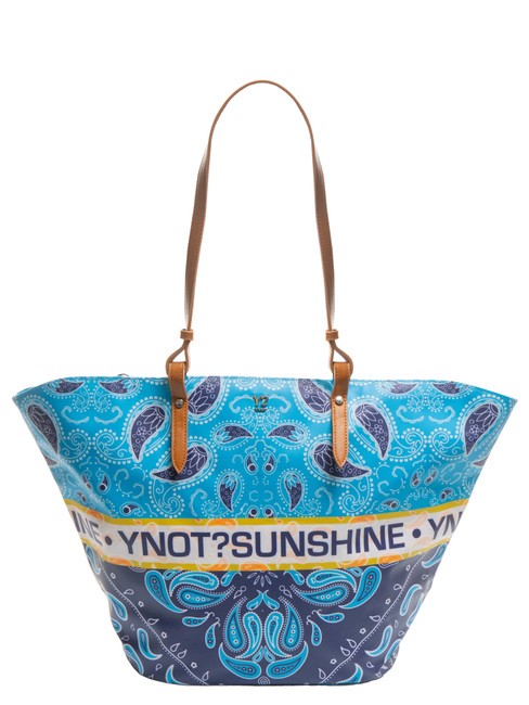 YNOT BANDANAS Borsa shopping grande da mare blue - Borse Donna