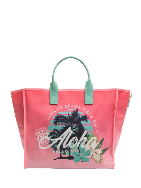 YNOT ALHOA Borsa da mare grande con tracolla pinky - Borse Donna