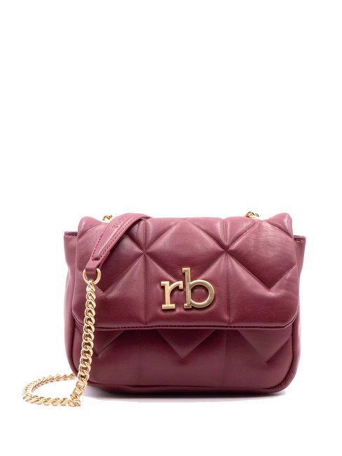 ROCCOBAROCCO SOLE Borsa a tracolla con flap burgundy - Borse Donna