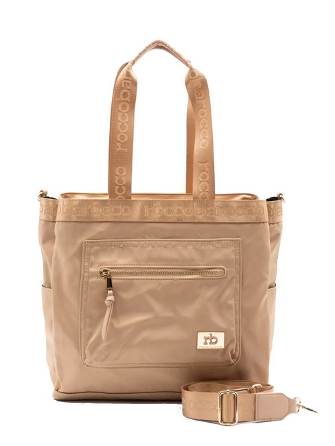 ROCCOBAROCCO GLORIA Borsa a spalla con tracolla beige - Borse Donna