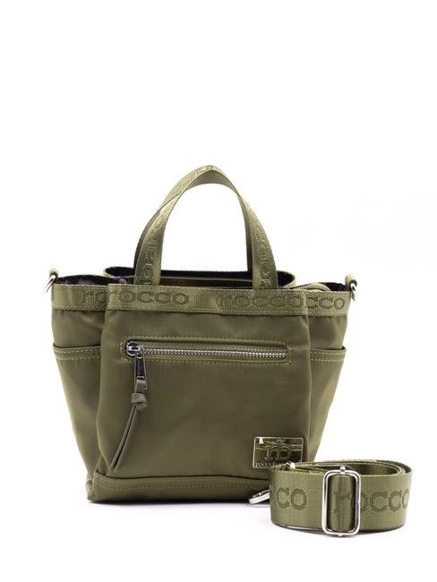 ROCCOBAROCCO GLORIA Borsa tote mini con tracolla verde militare - Borse Donna