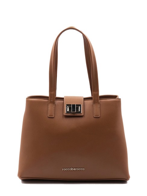 ROCCOBAROCCO GLAM Borsa a spalla cognac - Borse Donna