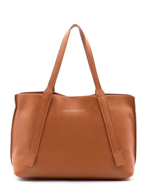 ROCCOBAROCCO GLAM Borsa shopping a spalla cognac - Borse Donna