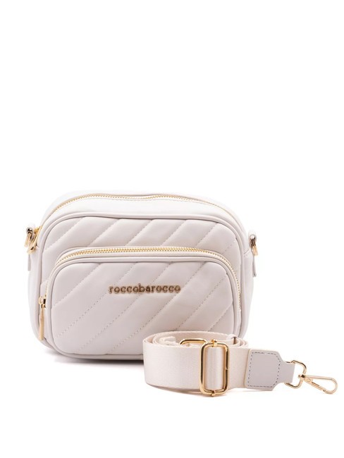 ROCCOBAROCCO GLAM Borsa camera case trapuntata off white - Borse Donna