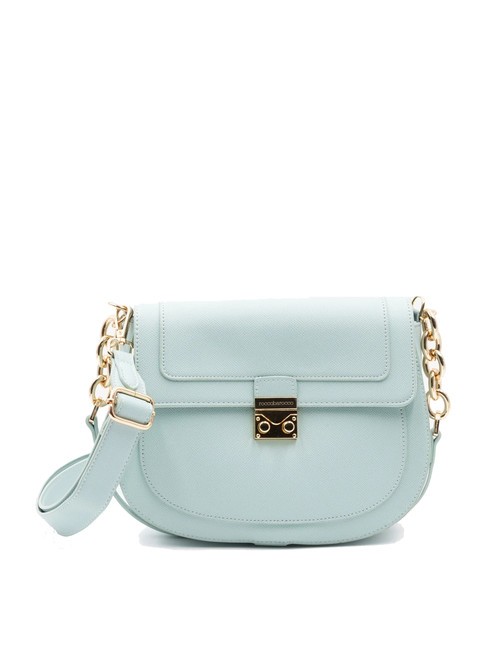 ROCCOBAROCCO GLAM Borsa a tracolla con patta mineral green - Borse Donna