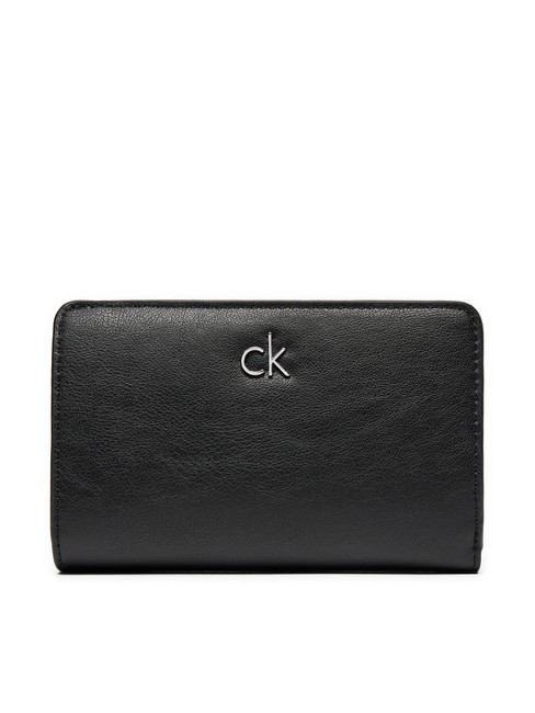 CALVIN KLEIN CK DAILY Portafoglio bifold medio pvh black - Portafogli Donna