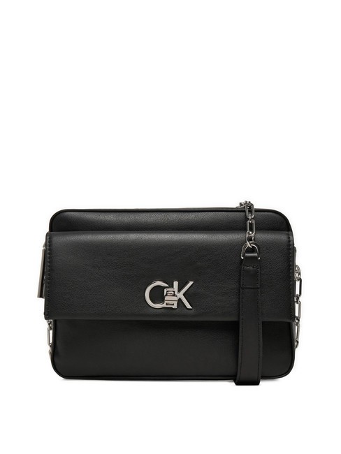 CALVIN KLEIN CK POCKET Borsa camera case a tracolla pvh black - Borse Donna