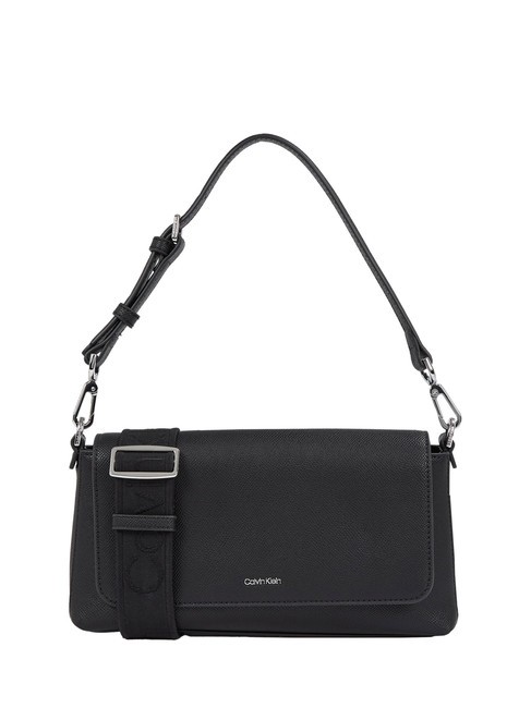 CALVIN KLEIN CK MUST Borsa sottobraccio con tracolla pvh black - Borse Donna