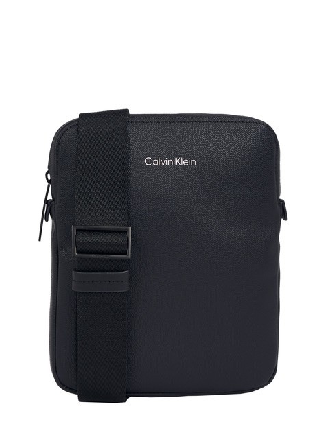 CALVIN KLEIN CK MUST Borsello piatto black caviar - Tracolle Uomo