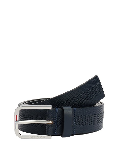 TOMMY HILFIGER TOMMY JEANS AUSTIN Cintura in pelle dark night navy - Cinture