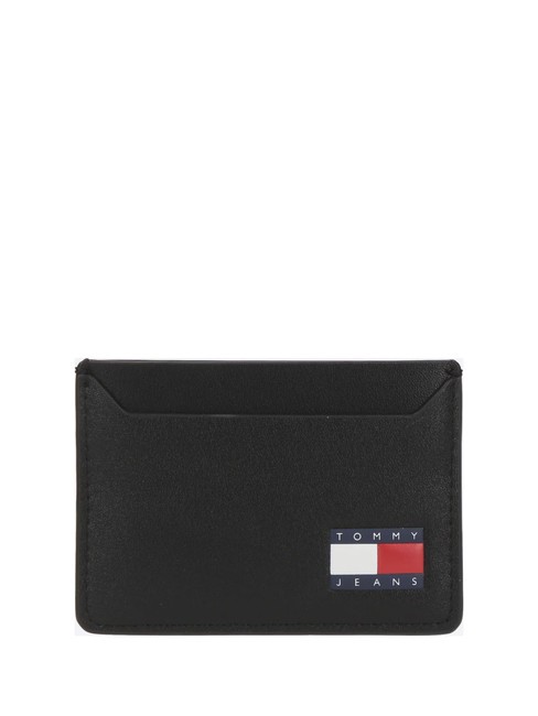 TOMMY HILFIGER TOMMY JEANS Heritage Portacard piatto black - Portafogli Donna