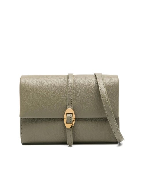 COCCINELLE DORIAN Borsa mini tracolla in pelle martellata laurel green - Borse Donna