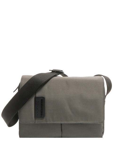 PIQUADRO P16  Messenger piccola in pelle e tessuto CLASSY - Cartelle Lavoro