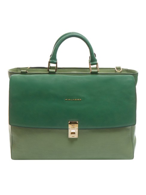 PIQUADRO  DAFNE Borsa porta PC 15,6" verde/verde - Cartelle Lavoro