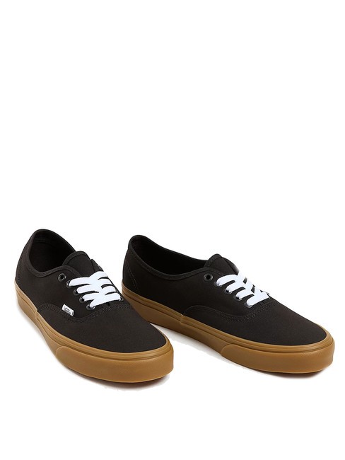 VANS AUTHENTIC Sneakers in canvas black/gum - Scarpe Unisex