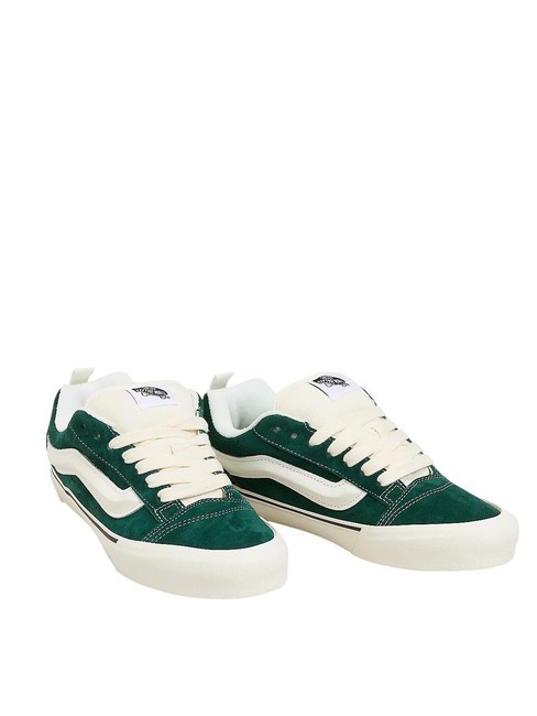 VANS KNU SKOOL Sneakers in pelle suede pig suede green - Scarpe Unisex