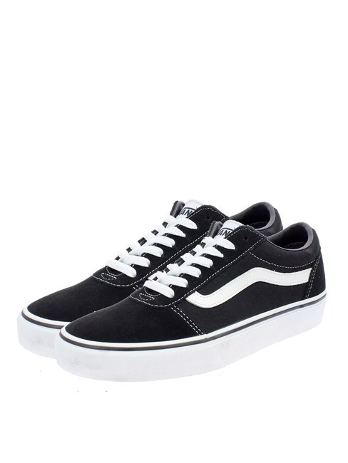 VANS WARD M Sneakers in canvas white blac - Scarpe Uomo