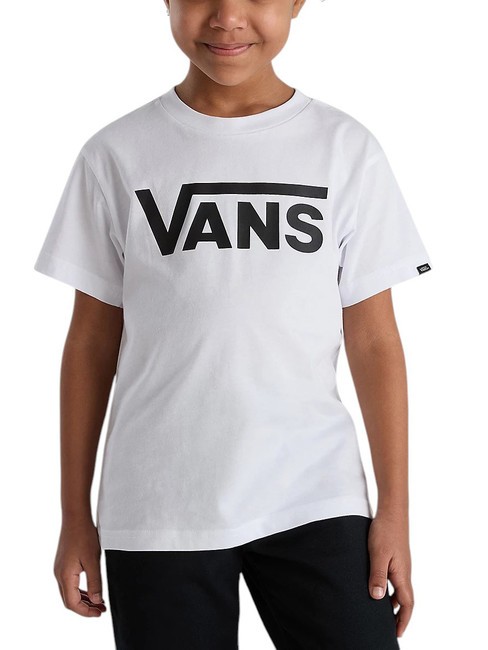 VANS VANS CLASSIC T-shirt in cotone white/black - T-shirt Bambino