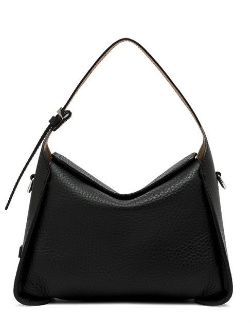 GIANNI CHIARINI PENELOPE Borsa in pelle a spalla con tracolla nero-nature - Borse Donna