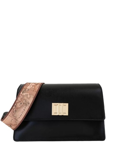 ALVIERO MARTINI PRIMA CLASSE WINTER SPIRIT Borsa in pelle a tracolla con flap Nero - Borse Donna