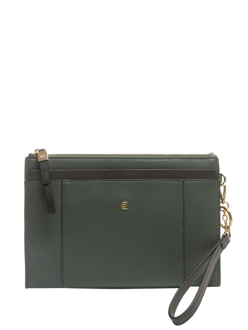 PIQUADRO CIRCLE  Pochette porta iPad Mini in pelle verde/verde - Borse Donna