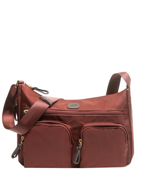 BRIC’S X-BAG Borsa a tracolla, espandibile bordeaux - Borse Donna