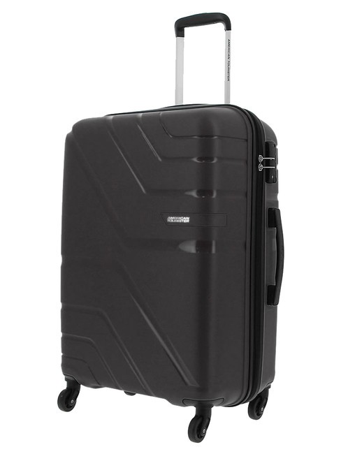 AMERICAN TOURISTER UPLAND Trolley misura media NERO - Trolley Rigidi