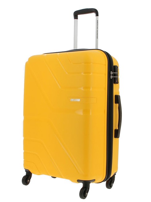 AMERICAN TOURISTER UPLAND Trolley misura media yellow - Trolley Rigidi