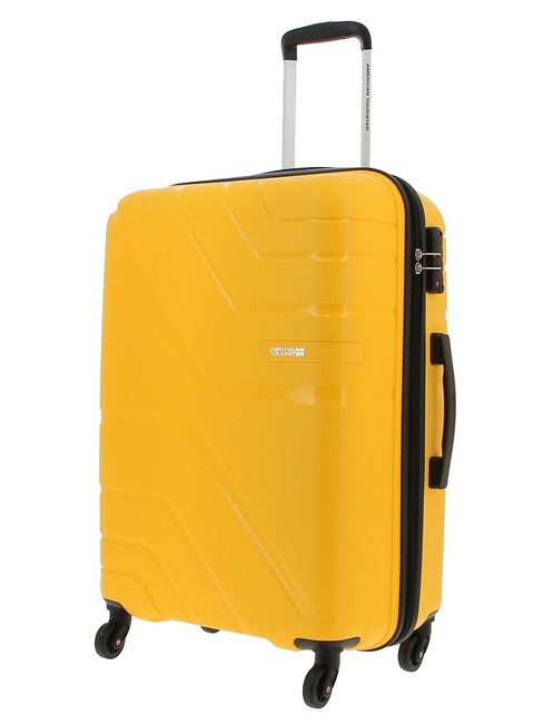 AMERICAN TOURISTER UPLAND Trolley misura grande yellow - Trolley Rigidi