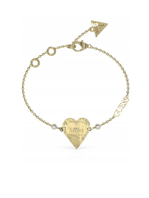 GUESS ALL OF US Bracciale con cuore yellow gold - Bracciali Donna