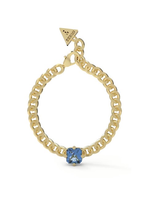 GUESS FLASHING LIGHTS Bracciale catena yellow gold/bleu - Bracciali Donna