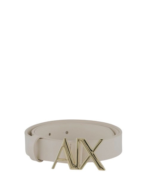 ARMANI EXCHANGE A|X LETTERING Cintura in pelle dark pisco - Cinture