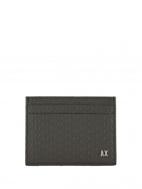 ARMANI EXCHANGE A|X Business Portacard in pelle dark shadow - Portafogli Uomo