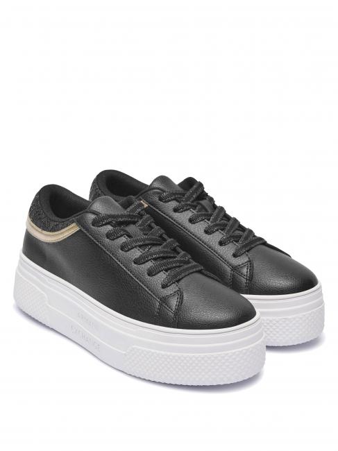 ARMANI EXCHANGE A|X Platform Sneakers con zeppa Nero/nero - Scarpe Donna