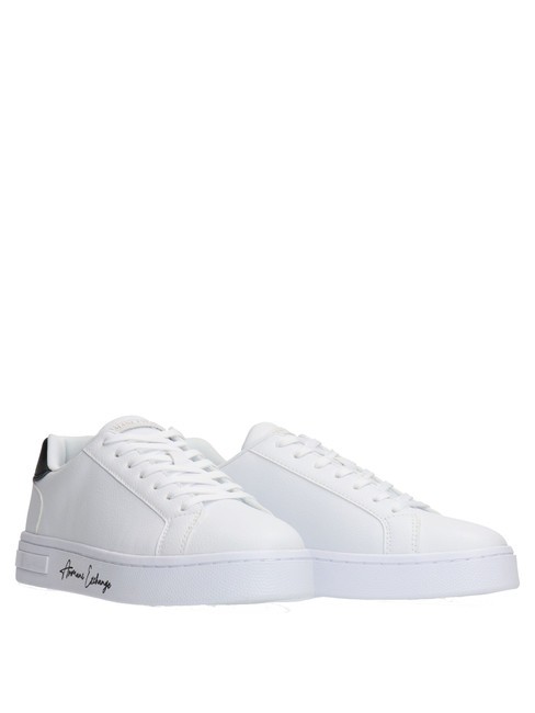 ARMANI EXCHANGE A|X Signature Sneakers optical white+black - Scarpe Donna