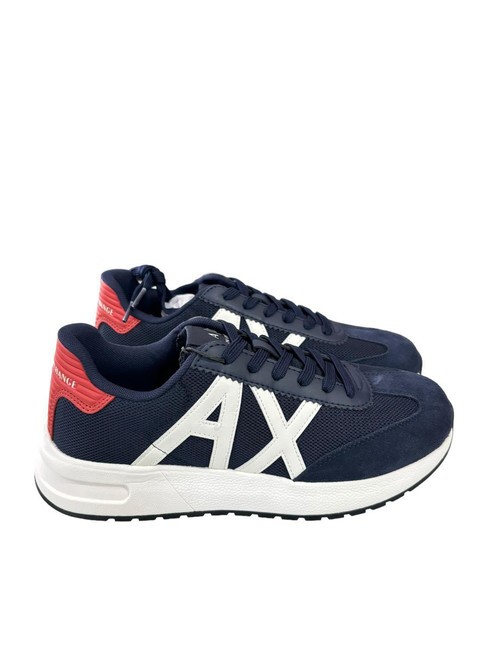 ARMANI EXCHANGE A|X LOGO Sneakers navy+reddish - Scarpe Uomo