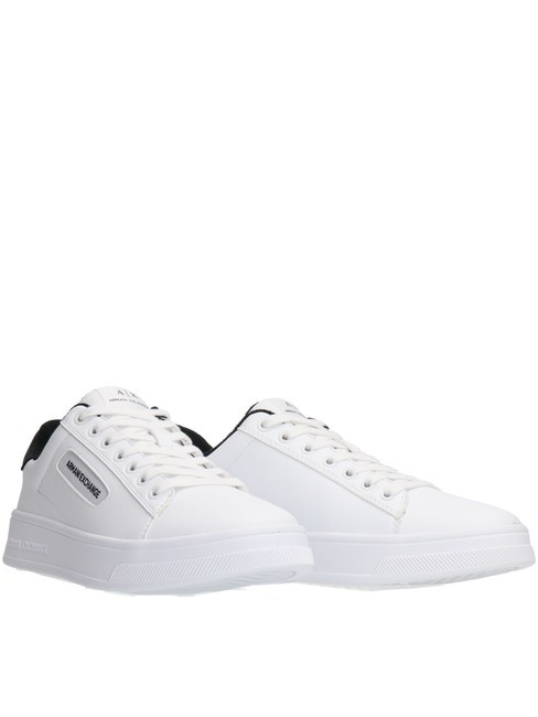 ARMANI EXCHANGE A|X LOGO Sneakers  op.white+black/black - Scarpe Uomo