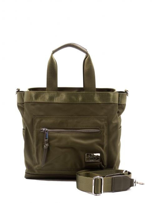 ROCCOBAROCCO GLORIA Borsa tote con tracolla verde militare - Borse Donna