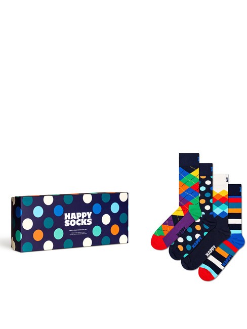 HAPPY SOCKS MULTICOLOR Gift set calze 4 paia multicolor - Calze Uomo