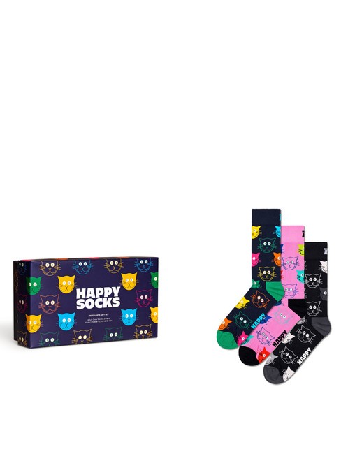 HAPPY SOCKS CAT Gift set calze 3 paia multicolor - Calze Donna