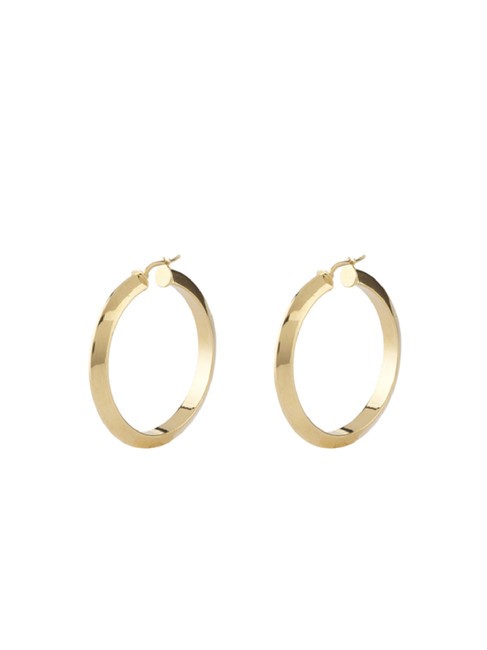 GUESS HOOPS I DID IT AGAIN Orecchini a cerchio yellow gold - Orecchini