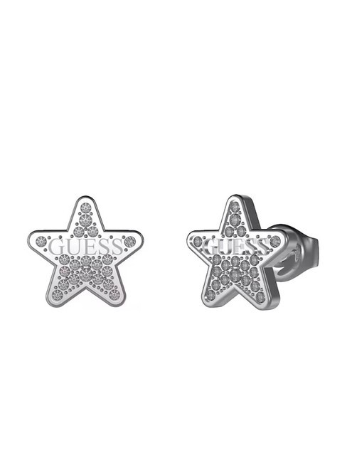 GUESS STUDS PARTY Orecchini a stella con cristalli SILVER - Orecchini