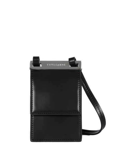 TRUSSARDI GALENA Micro bag porta smartphone NERO - Borse Donna