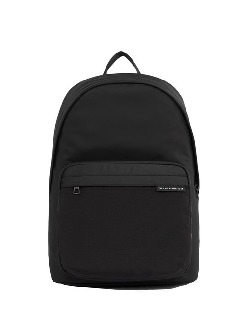 TOMMY HILFIGER TH ELEMENT REPREVE Zaino in tessuto riciclato black - Zaini da lavoro porta PC